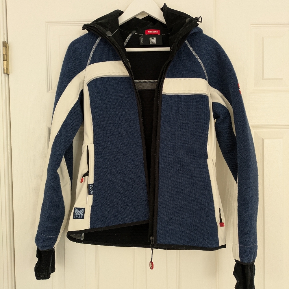 Dale of Norway Wool Windstopper Zip Jacket